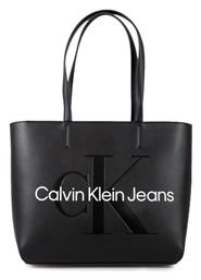 Calvin Klein Γυναικεία Τσάντα Shopper Ώμου Μαύρη