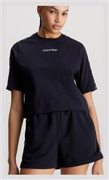 Calvin Klein Γυναικείο Αθλητικό Crop T-shirt Μαύρο από το Modivo
