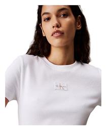 Calvin Klein Γυναικείο T-shirt Bright White από το ProjectShops