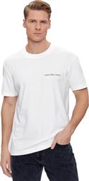 Calvin Klein Institutional Ανδρικό T-shirt Κοντομάνικο Λευκό