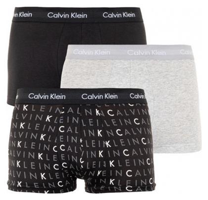 Calvin Klein Low Rise Trunk Ανδρικά Μποξεράκια Μαύρο 3Pack από το Zaboo