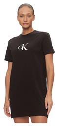 Calvin Klein Mini Αθλητικό Φόρεμα T-shirt Κοντομάνικο Μαύρο