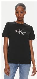 Calvin Klein Monologo Γυναικείο T-shirt Μαύρο