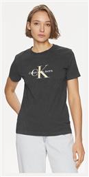 Calvin Klein Monologo Γυναικείο T-shirt Μαύρο