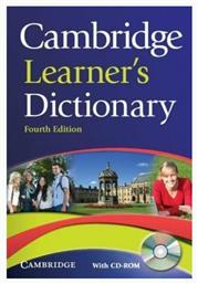 CAMBRIDGE LEARNER'S DICTIONARY (+ CD-ROM) 4TH ED