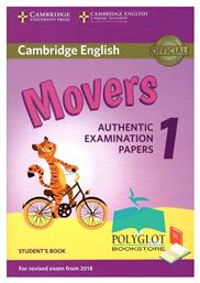 Cambridge Young Learners English Tests Movers 1 Student 's Book (for Revised Exam From 2018) N/e από το Filinda