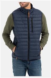 Camel Active Αμάνικο Ανδρικό Μπουφάν Puffer Navy Μπλε