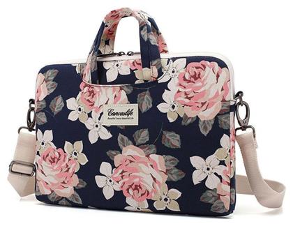 Canvaslife Τσάντα Ώμου / Χειρός για Laptop 16'' Navy Rose