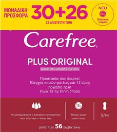 CareFree Plus Normal Σερβιετάκια για Κανονική Ροή 2.5 Σταγόνες 30τμχ & 26τμχ από το e-Fresh