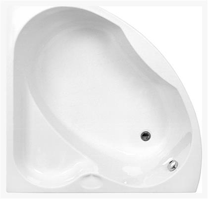 Carron Bathrooms Bali CRN Γωνιακή Μπανιέρα Ακρυλική 120x120cm από το Polihome