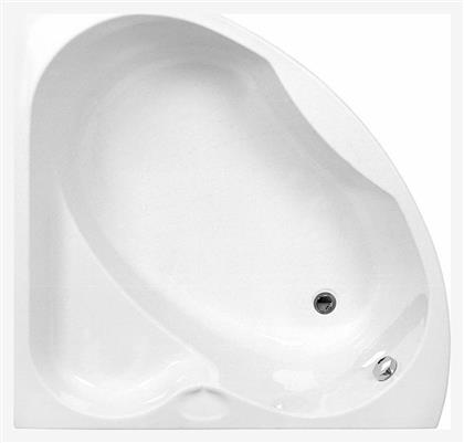 Carron Bathrooms Bali CRN Γωνιακή Μπανιέρα Ακρυλική με Υδρομασάζ 120x120cm από το Polihome