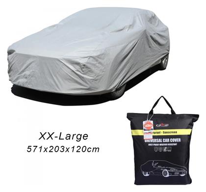 Carsun Κουκούλα Αυτοκινήτου για Audi Coupe / V8 571x203x120cm Αδιάβροχη XXLarge για Sedan / Coupe που Στερεώνεται με Ιμάντες