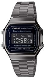 Casio Vintage Iconic Ψηφιακό Ρολόι Μπαταρίας με Ασημί Μεταλλικό Μπρασελέ