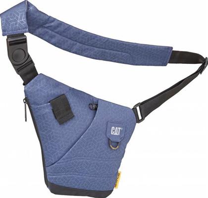CAT Ανδρική Τσάντα Στήθους σε Μπλε χρώμα από το Designdrops