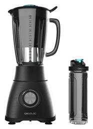 Cecotec Power Black Titanium 1800 Go Μπλέντερ για Smoothies με Γυάλινη Κανάτα 1.8lt 1800W Μαύρο