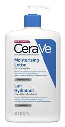 CeraVe Moisturising Ενυδατική Lotion Σώματος με Υαλουρονικό Οξύ για Ξηρές Επιδερμίδες 1000ml