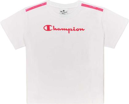 Champion Παιδικό T-shirt για Κορίτσι Λευκό