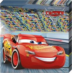 Χαρτοπετσέτες Χαρτοπετσέτες Cars 33x33cm Πολύχρωμες 33x33εκ. 20τμχ από το Moustakas Toys