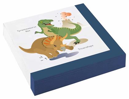 Happy Dinosaur Χαρτοπετσέτες 33x33εκ. 20τμχ από το Moustakas Toys