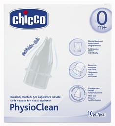 Chicco PhysioClean Ανταλλακτικά Ρινικού Αποφρακτήρα για Βρέφη και Παιδιά 10τμχ