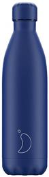 Chilly's Monochrome Μπουκάλι Θερμός Blue All Matte 750ml