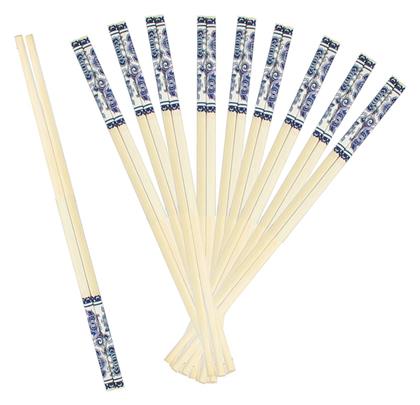 Chopsticks από Μπαμπού Μπλε 10τμχ