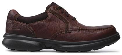 Clarks Bradley Δερμάτινα Ανδρικά Casual Παπούτσια Ταμπά από το Parex