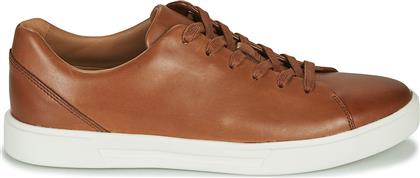 Clarks Costa Lace Tan Ανδρικά Sneakers Καφέ