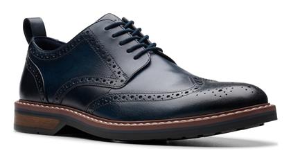 Clarks Δερμάτινα Ανδρικά Oxfords Μπλε