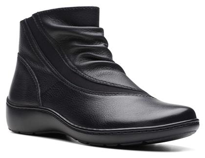 Clarks Δερμάτινα Γυναικεία Μποτάκια Μαύρα από το Parex