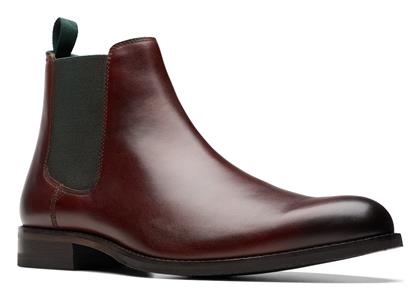 Clarks Δερμάτινα Καφέ Ανδρικά Μποτάκια από το Modivo