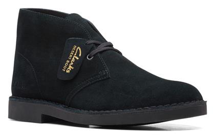 Clarks Desert Bt Evo Suede Μαύρα Ανδρικά Μποτάκια