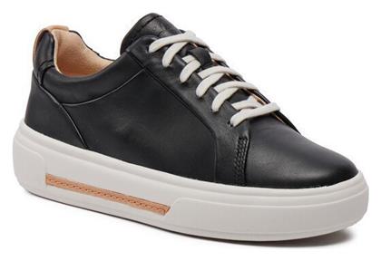 Clarks Γυναικεία Sneakers Black Leather