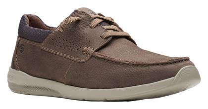 Clarks Gorwin Moc Δερμάτινα Ανδρικά Μοκασίνια σε Καφέ Χρώμα από το Mustshoes