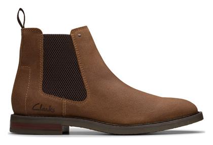 Clarks Suede Καφέ Ανδρικά Μποτάκια από το Mustshoes