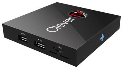 Clever TV Box CleverTV2 4K UHD με WiFi 2GB RAM και 16GB Αποθηκευτικό Χώρο με Λειτουργικό Android 9.0