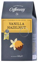 Coffeeway Καφές Φίλτρου Arabica με Άρωμα Vanilla & Hazelnut Vanilla Hazelnut 200gr Κωδικός: 16121028