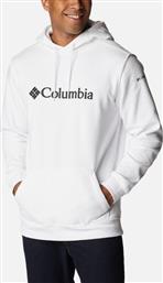 Columbia Ανδρικό Φούτερ με Κουκούλα και Τσέπες Λευκό από το Modivo