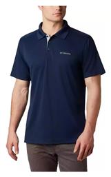 Columbia Ανδρικό T-shirt Polo Navy Μπλε