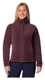 Columbia Benton Springs Full Fleece Γυναικεία Ζακέτα με Φερμουάρ Purple από το MybrandShoes