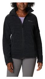 Columbia Fast Trek Fleece Γυναικεία Ζακέτα με Φερμουάρ σε Μαύρο Χρώμα από το MybrandShoes