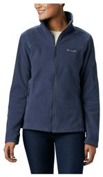 Columbia Fast Trek II Fleece Γυναικεία Ζακέτα με Φερμουάρ σε Μπλε Χρώμα