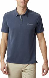 Columbia Nelson Point Ανδρικό T-shirt Polo Navy