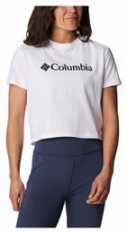 Columbia North Cascades Κοντομάνικο Crop Top Λευκό