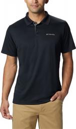 Columbia Utilizer Ανδρικό T-shirt Κοντομάνικο Polo Μαύρο