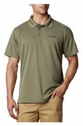 Columbia Utilizer Ανδρικό T-shirt Polo Χακί από το Outletcenter