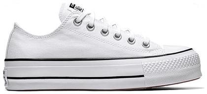 Converse Chuck Taylor All Star Lift Low Top Unisex Flatforms Sneakers White / Black