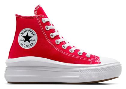 Converse Chuck Taylor All Star Move Γυναικεία Μποτάκια Red / White / Gum από το Favela