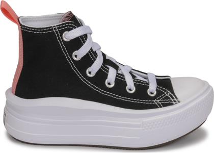 Converse Παιδικά Sneakers High Chuck Taylor All Star Move Hi Black / Pink Salt / White από το Cosmos Sport