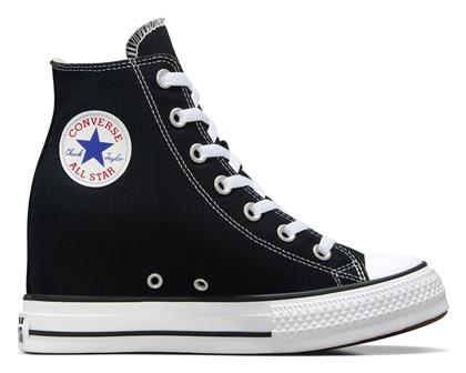 Converse Wedge Platform Sneakers Μαύρα